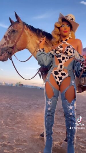 D.J. 'Shangela' Pierce Instagram - act ii is coming … and I. AM. READY!! @beyonce 

#Texan2Texan #TexasHoldEm ❤️🐎