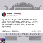 D.L. Hughley Instagram - SO HIS INSURRECTIONIST FOLLOWERS ARE “HOSTAGES”… BUT THE MEDIA ARE “CRIMINALS” 👍🏻👍🏻 #TeamDL @balleralert : January 6 hostages? #dafuq Follow @polialertcom for political news and Civics 101