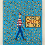 Илья Прусикин Instagram - My new paint “Where’s Wally’s Bitch”. Try to find. Пиши в комментариях если нашёл сучку Уолли!