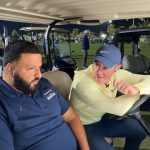 DJ Khaled Instagram - Thank you @rorymcilroy for the amazing advice ! SWING THOUGHTS 💭 @wethebest | GOLF ⛳️