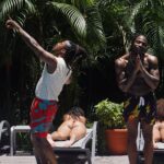 D Smoke Instagram - Same Mom, Same Dad, bunk beds kinda brothers. Same goal, different paths, got it ourselves kinda brothers. Whose dive was better?! 🤿 Work Hard Play Hard video out now. Click the link in my bio. Un Gran abrazo a Puerto Viejo de Talamanca por prestarnos la tierra, la gente y las vibras. El estado de Limón no tiene igual. 🎥 @directedbysergio 🎬 @electricdroo 📸 @valerio.photography Gracias a mi hermano tico @djgarf_wolabayouth !! Styled by @kingmalamia Big love to @staycasamona for keeping us and being an incredible shoot location.