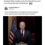 Dan Crenshaw Instagram - Joe Biden lies. Again. And this is why it’s insane that any young person would ever vote Democrat. Responsible Republicans have been sounding the alarm about entitlement spending forever. While there’s always a few “deficit hawks” who yell and scream every year about appropriations bills, the truth is that these annual spending bills only account for 1/3 of total spending, and half of that is for our military. The real deficit hawks are more concerned with the 2/3 of spending that comes from Social Security, Medicare, Medicaid, etc. So it has to be fixed. But how? Democrats just want to raise your taxes. That’s it. Raise taxes on young people and transfer the money to your grandparents. There’s a lot more sensible solutions than that, of course. But again, if you’re young and worried about these retirement programs (as you should be), you should never vote for Democrats.