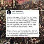 Dan Crenshaw Instagram - #RemembertheAlamo