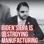 Dan Crenshaw Instagram - The EPA is trying to destroy manufacturing in America. No, I’m not being dramatic. Their actions are speaking for themselves. Biden’s radical EPA is implementing standards that will hurt our economy and stifle American innovation while making us more dependent on China. In a hearing this week I questioned why these very policies and regulations harm American workers, give a boost to China and do nothing to improve air quality around the world.