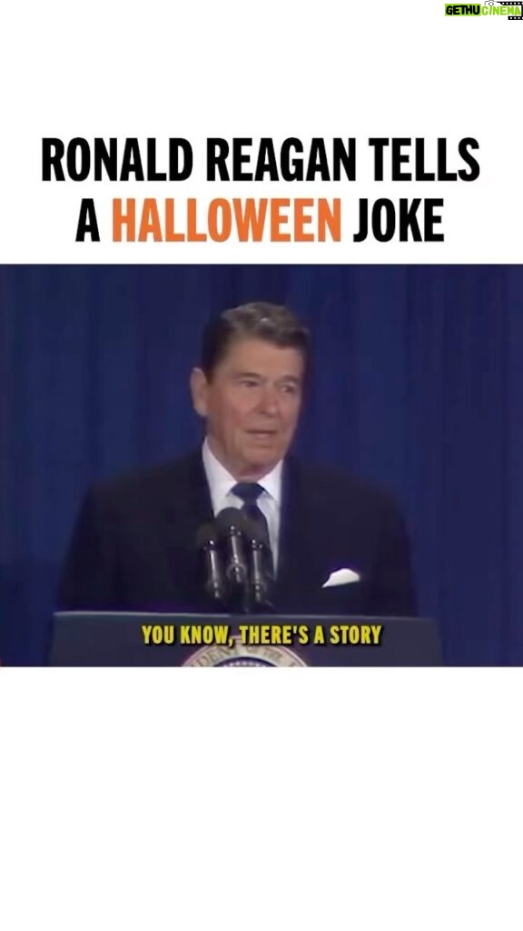 Dan Crenshaw Instagram - You could always count on President Reagan to have a good joke for every occasion. #happyhalloween