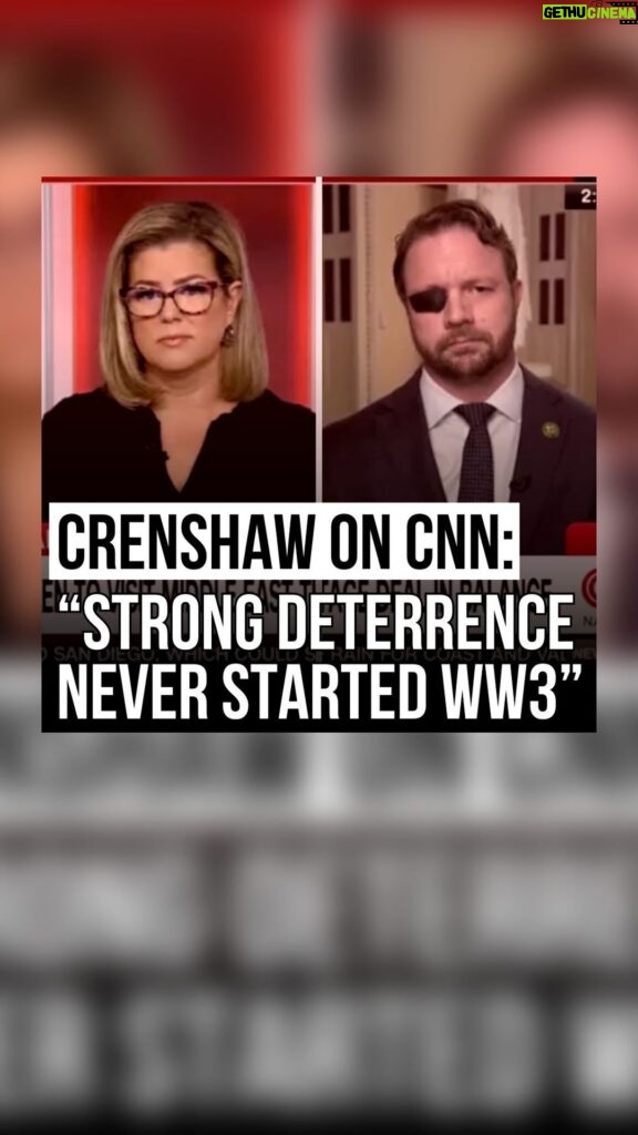 Dan Crenshaw Instagram - Strong deterrence has never started WW3. Just in recent years we’ve targeted Soleimani, armed Ukraine and reinforced NATO’s Eastern flank against Russia, armed Taiwan to defend itself against China… No WW3. But isolationists on the left and right still like to argue that deterrence will lead to war if we’re too aggressive. So let’s look at the inverse… What happens when we don’t establish strong deterrence? Americans get killed. That right there is incentive enough to always strike harder. There’s always going to be a risk assessment when we respond to foreign adversaries. My advice: choose a response that makes you just a little uncomfortable. When you do this, you choose a disproportionate response. You’re choosing to hit harder than they hit us. That’s the only way to establish deterrence when we’re dealing with countries like Iran. We always need to hit harder, faster, stronger.  Iran is scared right now — that’s good. We need to use that to our advantage with our response. Biden has waited way too long to react. That’s a huge problem. He should take my advice and deliver a strategic, forceful response. Anything else is a failure on his part, and we ultimately suffer in the long run.