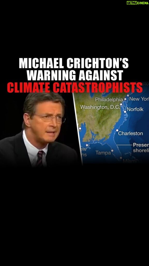 Dan Crenshaw Instagram - “If global warming was a company, you couldn’t buy it. Because they won’t let you do due diligence.” #SUNDAYWISDOM from the great Michael Crichton, author of Jurassic Park, warning us in 2007 that global warming models were fraught with the emotional prejudices of climate catastrophists – and had no verifiable evidence to justify the enormous cost to society which a forced de-carbonization would entail. We should have listened to him. #sundaywisdom #globalwarming #climatechange