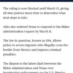 Dan Crenshaw Instagram - At this point, it’s like the Biden Admin is doing everything they can to make sure the border STAYS in crisis. ICYMI, earlier today a Federal Appeals court ruled a Texas immigration law could go into effect this weekend, allowing law enforcement officers in Texas to arrest & jail any illegal immigrants crossing the border. This was a HUGE win for Texas and for the rest of the country, but not even 24 hours later it was put on hold at the request of the Biden Admin. Americans won’t forget this come November.