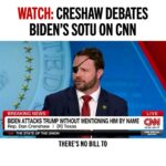 Dan Crenshaw Instagram - Truth be told, I’m tired of the modern form of the State of the Union, because it is anything but that. It’s not a speech about our Union, it’s a campaign speech, written by unimaginative White House staffers with zero writing skills or ability to craft a cohesive theme for a speech. Put that disconnected laundry list of campaign slogans onto a teleprompter in front of a guy who can’t complete whole sentences, and you’ve got a very sad “State of the Union.” So I went on CNN last night to give my thoughts.