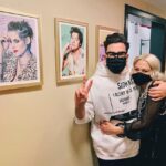 Dan Levy Instagram - Some new pals and some old pals. This one right here is changing the game. Glad I got to watch that magic live. ✨ @phoebebridgers
