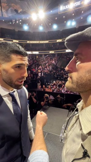 Dana White Instagram - VOLKANOVSKI vs TOPURIA! #UFC298 is LIVE SATURDAY on @espn+ PPV!