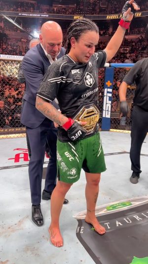 Dana White Instagram - #AndNew @raquel_pennington #UFC297