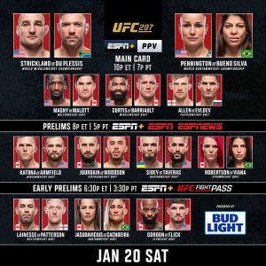 Dana White Instagram - #UFC297 early prelims are LIVE in 30 minutes on @UFCFightPass and @espn+!