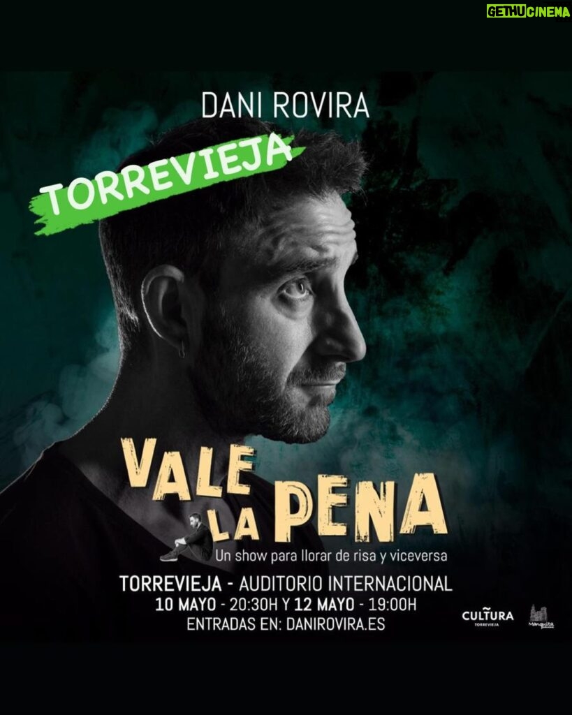 Dani Rovira Instagram - Y en Mayo, #ValeLaPena en #TORREVIEJA Seguimos…