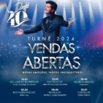Daniel Instagram - Vendas Abertas | Novas emoções. Noites inesquecíveis. Acompanhem diariamente as atualizações da turnê Daniel 40 Anos Celebra João Paulo & Daniel no site: www.daniel.art.br e Daniel APP. ❤️🎶 🗓️ 16/03/2024 São José do Rio Preto/SP 📍 Centro Regional de Eventos Realização: OPUS e OCEANIA Ticketeira: @alphatickets 🗓️ 05/04/2024 Belo Horizonte/MG 📍 @arenahalloficial Realização: OPUS e IMPAR SHOW Ticketeira: @sympla 🗓️ 12/05/2024 São Paulo/SP 📍 @vibrasaopaulo Especial Dia das Mãe Realização: OPUS Ticketeira: @uhuuoficial 🗓️ 08/06/2024 Brasília/DF 📍 Centro de Convenções Ulysses Guimarães Realização: OPUS e OCEANIA Ticketeira: @alphatickets 🗓️ 28/06/2024 Rio de Janeiro/RJ 📍 @qualistage Realização: OPUS e QUALISTAGE Ticketeira: @ticketmasterbr 🗓️ 20/07/2024 Curitiba/PR 📍 @teatropositivo Realização: OPUS e PLATEIA Ticketeira: @diskingressosoficial 🎫 [link no destaque e na bio] 🚨 Contato para Shows: leticia.berbel@opusentretenimento.com . . . Realização: Daniel Promoções / @opusentretenimento ... #Daniel40Anos #DanielCelebraJoãoPauloeDaniel #DanielNaEstrada #AgendaCantorDaniel #ProduçãoDaniel