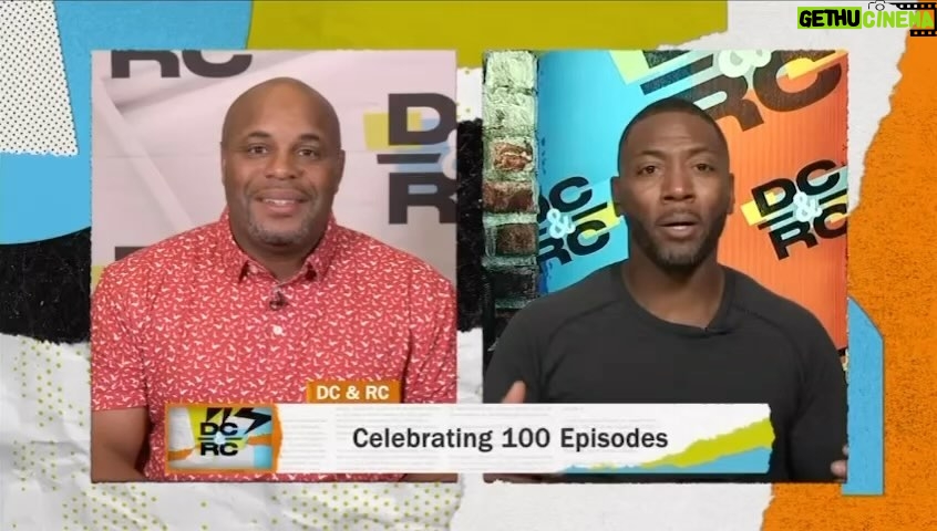 Daniel Cormier Instagram - Today on DC&RC we celebrated our 100th show. Can you believe we made 100 shows. Thank@you guys for the love and support. We talked judging and we’re joined by uncle Chael. We also got a message from a guy that loves the show. Check it out @realrclark @espnmma @stephenasmith link in my bio