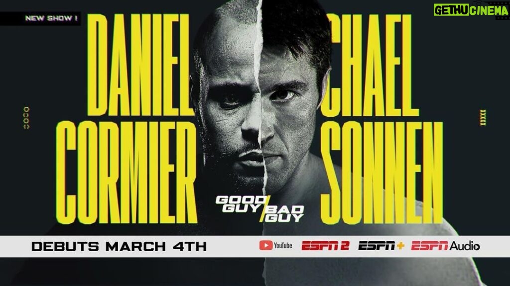 Daniel Cormier Instagram - First episode with Me and Chael is live now! We talk UFC 299 and so much more. Go to the link in my bio now!!!!@espnmma @sonnench link in my bio