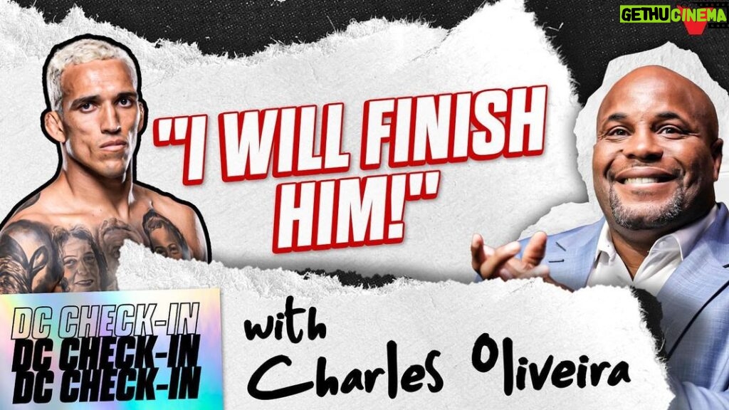 Daniel Cormier Instagram - Guys I checked in with the former lightweight champion Charles Oliviera. And he had a lot to say about his upcoming fight, Islam as the champion and the BMF title. Make sure you check it out. Live at 8:30 eastern /5:30 pacific. 15 mins we go live what a fun check in link in bio