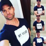 Daniel Gillies Instagram - see this shirt. you need it now. go to represent.com/gillies or HIT THE F*CKING LINK in my BIO. i will personalize and sign 5 t-shirts bought in the next 24 hours. yes. i have zero dignity. yes. that is my shower behind me. yes. i've cut up/customized the shirt. (i didn't do a great job. leave me alone...) all proceeds go to OXFAM and their fight to protect and care for the millions of refugees forced to flee South Sudan. my voice. our fight. love, dg.