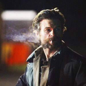 Daniel Gillies Instagram - nobody panic. i don’t smoke.
and YES i’m supposed to look like garbage.

a bts still from ‘COMING HOME IN THE DARK’ —

available RIGHT NOW on amazon prime, Apple TV, Vudu, Vimeo, X-Box and Google Play.

easily the coolest thing i’ve ever done. can’t wait for you guys to watch.

let’s discuss it in the comments.
🖤
#cominghomeinthedark