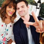 Daniel Gillies Instagram - met this mischief, today. charming to meet you @nicoleariparker.