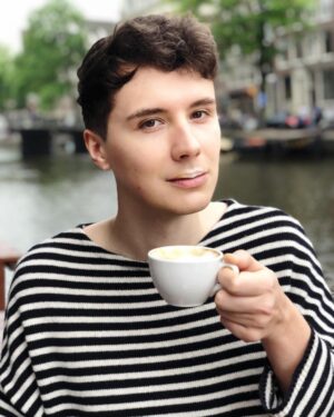 Daniel Howell Instagram - cultural canal cappuccino