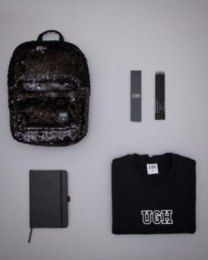 Daniel Howell Instagram - back to class with sass

ugh crop sweater / notebook / sarcastic stationery / sequin bag 📝 now on shop.danielhowell.com ✨