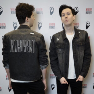 Daniel Howell Instagram - yes we got matching embroidered tour jackets - coordinated boybands are shaking