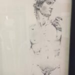 Daniel Sharman Instagram - My Sketch of David way back in drawing lessons . Florence you are a marvel xxx