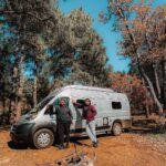 Daniel Sharman Instagram - This month, after becoming a US citizen, my mate @brendendurell and I decided to take a road trip across America to celebrate. Here’s but a glimpse of the wild 5-day adventure. Thank you to my pal @deborah_jean_kane’s company @gocamp_rentals for giving us a van so that we could go explore. We’re also excited to give away 3 nights in a GoCamp camper van to one of you so you can get outdoors. That’s a bloody good give away. Head to @gocamp_rentals post to join and tag your van mate, your dog, or whoever.