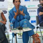 Daniella Rahme Instagram - Let's inspire, uplift, and create a brighter future together.🤍@mentorarabia #YouthEmpowerment #PressConference #DaniellaRahme #دانييلا_رحمة
