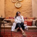 Daniella Rahme Instagram - Unfiltered zen✨ #DaniellaRahme #دانييلا_رحمة AlUla, Saudi Arabia