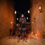 Daniella Rahme Instagram - Find me where stars whisper to the moon🌙 Every corner in @dartantora tells a story and every moment whispers peace. #DaniellaRahme #دانييلا_رحمة AlUla, Saudi Arabia