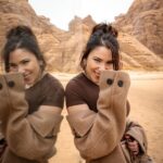 Daniella Rahme Instagram – Uncovering the hidden treasures of #AlUla 🏜️🔭
#DaniellaRahme #دانييلا_رحمة AlUla, Saudi Arabia