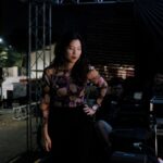 Danilla Riyadi Instagram - Akhirnya kembali lagi manggung di Solo. Seneng banget bisa denger penonton ikutan nyanyi lagu-lagu di album Pop Seblay, terima kasih ya! Perjalanan menuju Solo penuh drama banget, hahaha! Sampai diriku semoet kebawa kereta ke Madiun, dan di situ saya sadar akan rasa kasih sayang dari Tim Kesuksesan Danilla yang gercep ngangkut saya lagi ke Solo. Love you guys, forever and ever! Photo by @anandasurio