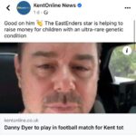Danny Dyer Instagram – Not long now! Thanks to @kent_online for sharing 💙 

Read the full article by clicking the link in our story! 🔗

https://www.kentonline.co.uk/medway/news/danny-dyer-to-play-in-football-match-for-kent-tot-293279/?fbclid=IwAR08-xC6XAtWNqPcKhRMk_9gtDjfoQrVhE4CxU27U-wkfUmT5DCiQ6LhbXw_aem_AWJDTNNQpmvNoBP5HrJ0j4zvkTCuAcjPLrCBjinx-tQr1EhYuNNCXo6DJ53rxQ16Zv8 Chatham Town FC