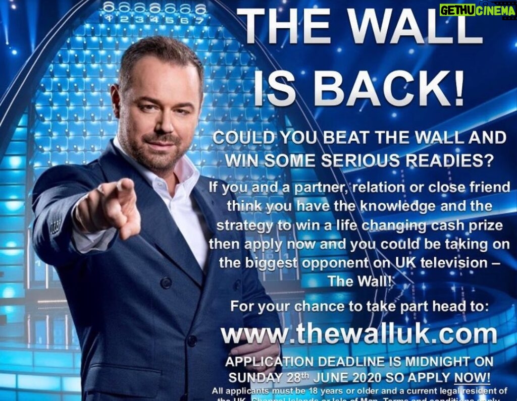 Danny Dyer Instagram - Two days left to try and get amongst it....after sitting in ya gaff for 3 months going insane what on earth have you got to lose.... #thewall