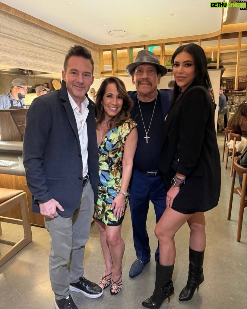 Danny Trejo Instagram - Welcome @cheftysoncole to the city of Los Angeles! It was great being able to attend the grand opening of your new @uchirestaurants LA location. MACHETE approves, the food here is amazing!