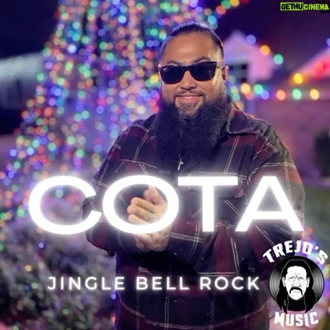 Danny Trejo Instagram - 🎸Rock the night away with @Cota_the_barber_’s ‘Jingle Bell Rock’ 🎄Now Streaming on all digital platforms! ☃️Play now *Link in Bio* #jinglebellrock #happyholidays #trejosmusic #merrychristmas