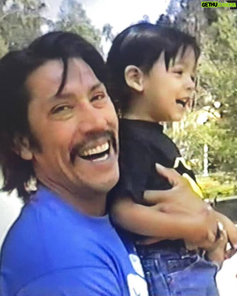 Danny Trejo Instagram - Happy birthday to my son @gilberttrejo38! You’re everything a dad could hope for. I thank God every day for giving me a road dog!