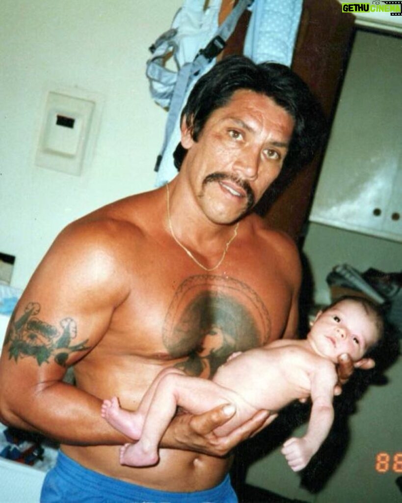 Danny Trejo Instagram - Happy birthday to my son @gilberttrejo38! You’re everything a dad could hope for. I thank God every day for giving me a road dog!