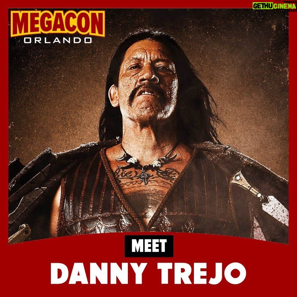 Danny Trejo Instagram - Come meet your Uncle Machete at @MegaConOrlando! I’ll be there February 3rd-4th, it’s going to be a blast! For Tickets and Info head over my *Link in Bio* #MEGACONOrlando #machete #dannytrejo #starwars Orange County Convention Center