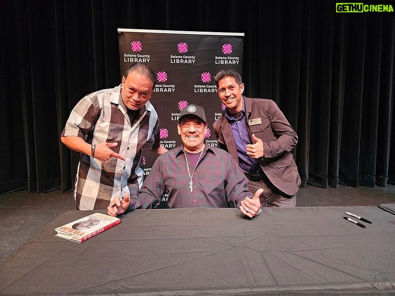 Danny Trejo Instagram - I had such a great time yesterday talking about my book #TREJO and sharing my experiences with you all! Thank you @solanolibrary for hosting this event! #solanolibrary