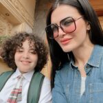 Dareen Haddad Instagram - ❤️راندا وابنها ميرو من فيلم جروب الماميز اخراج /أ @amro_saladin @adam_anwar09 Big thanks for my teamwork @sama.elropy_makeup_artist_ @eyad_ramzy_mua #دارين_حداد #جروب_الماميز #فيلم Cairo, Egypt