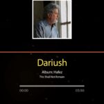 Dariush Eghbali Instagram – آلبوم معشوق همینجاست ۲
آهنگ و تنظیم: فرزین فرهادی
غزل از حافظ
رسید مژده که ایام غم نخواهد ماند
چنان نماند چنین نیز هم نخواهد ماند

من ار چه در نظر یار خاکسار شدم
رقیب نیز چنین محترم نخواهد ماند
چو پرده دار به شمشیر می‌زند همه را
کسی مقیم حریم حرم نخواهد ماند

توانگرا دل درویش خود به دست آور
که مخزن زر و گنج درم نخواهد ماند
غنیمتی شمر ای شمع وصل پروانه
که این معامله تا صبح دم نخواهد ماند
سرود مجلس جمشید گفته‌اند این بود
که جام باده بیاور که جم نخواهد ماند
چه جای شکر و شکایت ز نقش نیک و بد است
چو بر صحیفه هستی رقم نخواهد ماند

ز مهربانی جانان طمع مبر حافظ
که نقش جور و نشان ستم نخواهد ماند
نخواهد ماند
نخواهد ماند

https://soundcloud.com/dariusheghbali