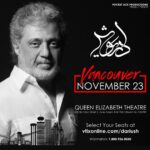 Dariush Eghbali Instagram - Dariush: Live in Vancouver / Sat Nov 23 / Queen Elizabeth Theatre / Limited Number of Tickets Available! Purchase at vtixonline.com