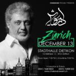 Dariush Eghbali Instagram - Dariush: Live in Zürich / Friday Dec 13 / Stadthalle Dietikon / Information & Tickets: (0041) 766818044 / (0041) 764081522 / www.chakavak-event.ch