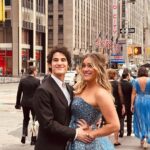 Darren Criss Instagram - Me and Mama Mia’s night out. Tony’s day was a blurry marathon. Early morning dress rehearsal, then @buffalobway matinee then @TonyAwards… then after party from which I watched the sun come up. Feel like I’m only just now waking up from the fever dream.
