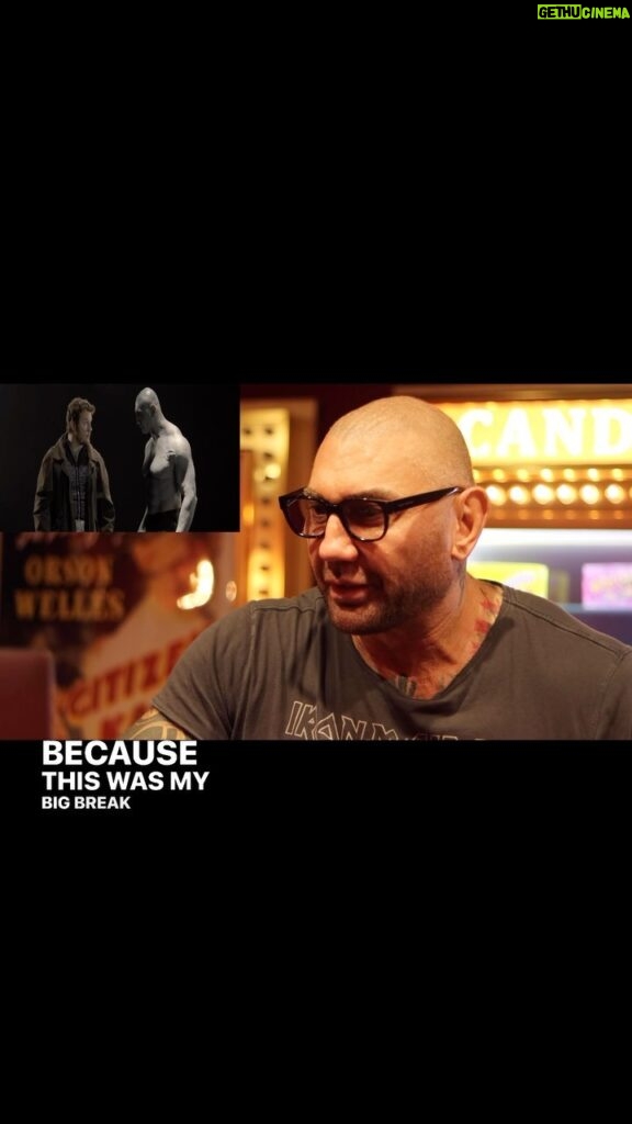 Dave Bautista Instagram - Reaction to the screen test that changed my life #drax #guardiansofthegalaxy