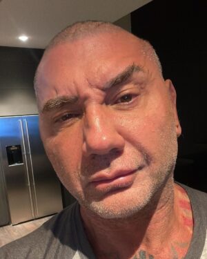 Dave Bautista Instagram - If “the spice must flow” than the beard must go. 🤦🏻 #Dune #HouseHarkonnen #BeastRabban #DreamChaser